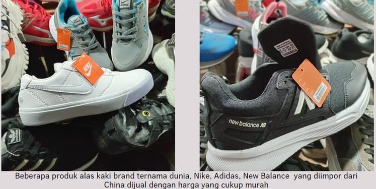Sepatu Impor Brand Ternama Dunia Dengan Mudah Didapat Dari Pedagang Kaki Lima