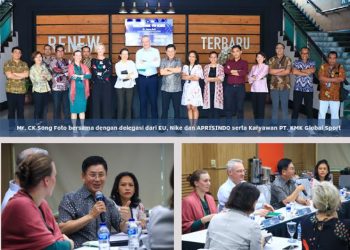 Kunjungan Delegasi European Union ke PT. KMK Global Sport