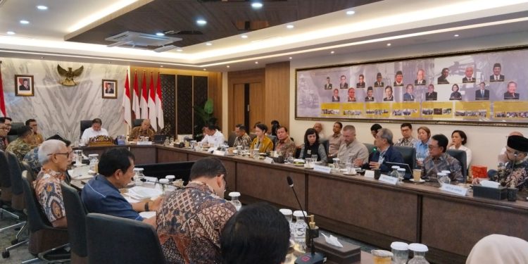 Kemenko Perkonomian UndangAPRISINDO; Pemerintah TerimaMasukan Merespons KebijakanTarif Amerika Serikat