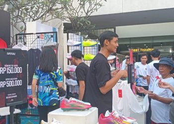 APRISINDO: Specs Tampil di Pameran Hari KI Sedunia 2026, Dorong Inovasi Industri Sepatu Olahraga