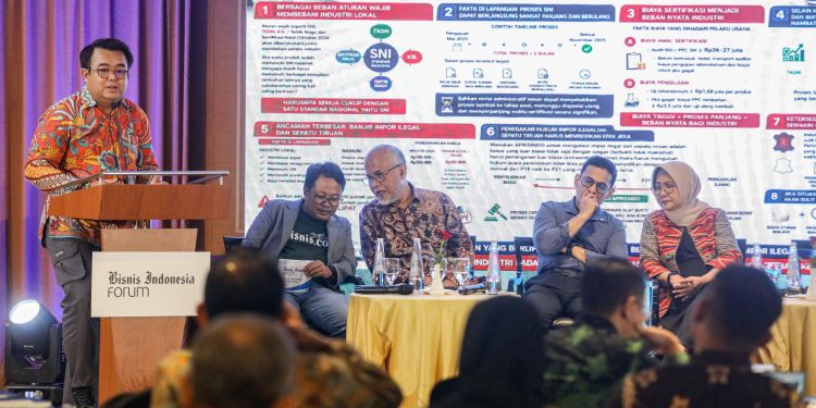Sekjen APRISINDO Jadi Narasumber Bisnis Indonesia Forum, Dorong Reindustrialisasi untuk Perkuat Daya Saing Industri Padat Karya