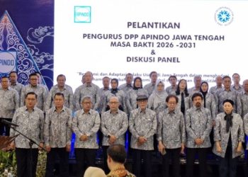 Perwakilan Sektor Alas Kaki Resmi Masuk Kepengurusan Apindo Jawa Tengah 2026-2031
